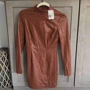 NWT Forever 21 faux leather mini dress